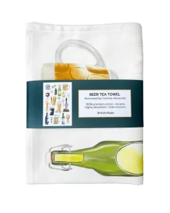 Corinne Alexander Father's Day|Tea-2023 Beer Tea Towel by