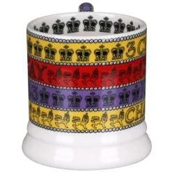 Emma Bridgewater Royal-3 Cheers for King Charles III 1/2 Pint Mug