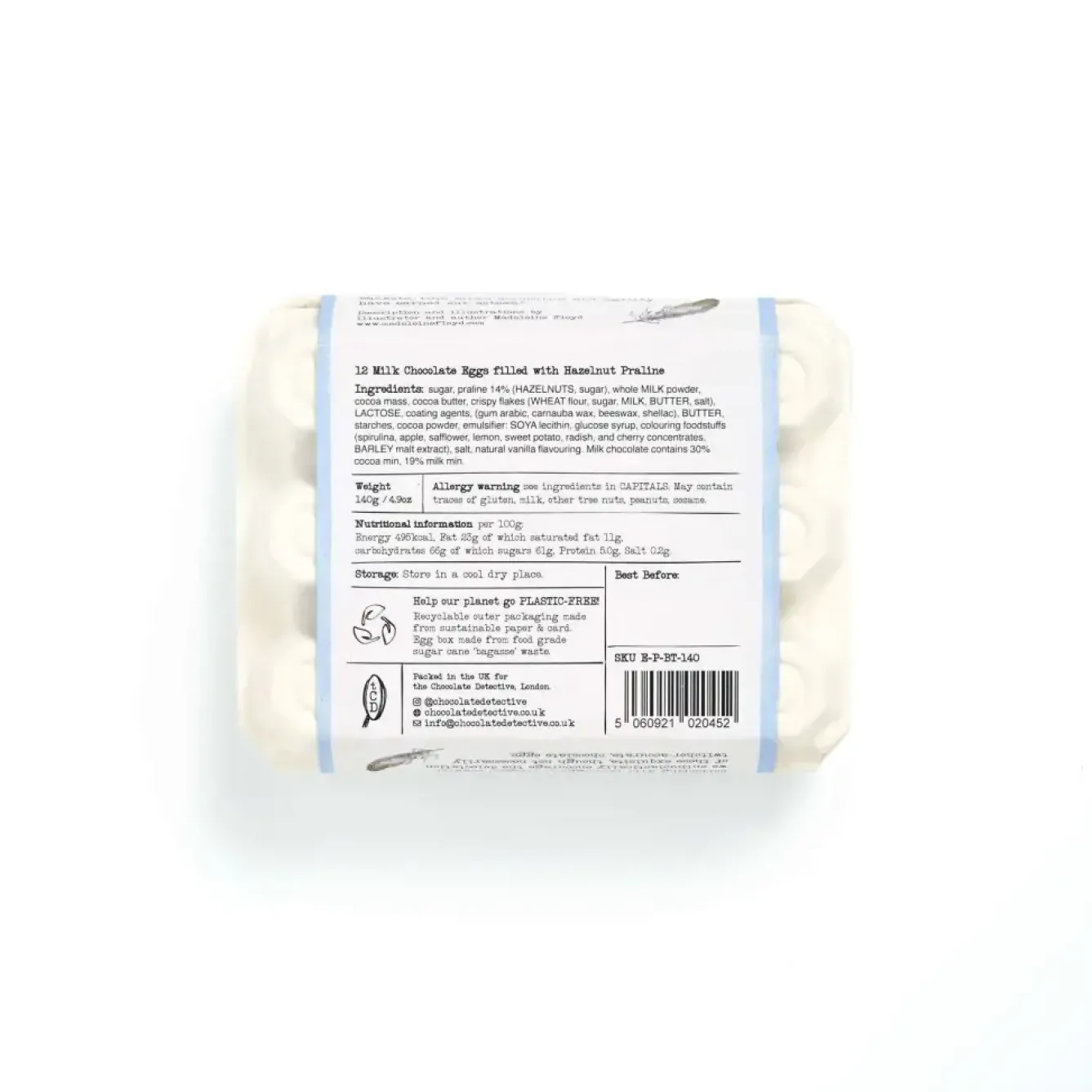 The Chocolate Detective Easter|Chocolate-12 Gold Finch Eggs by