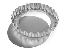 Silverwood Bakeware-9 Inch Deep Fluted Flan Tin w, Loose Base