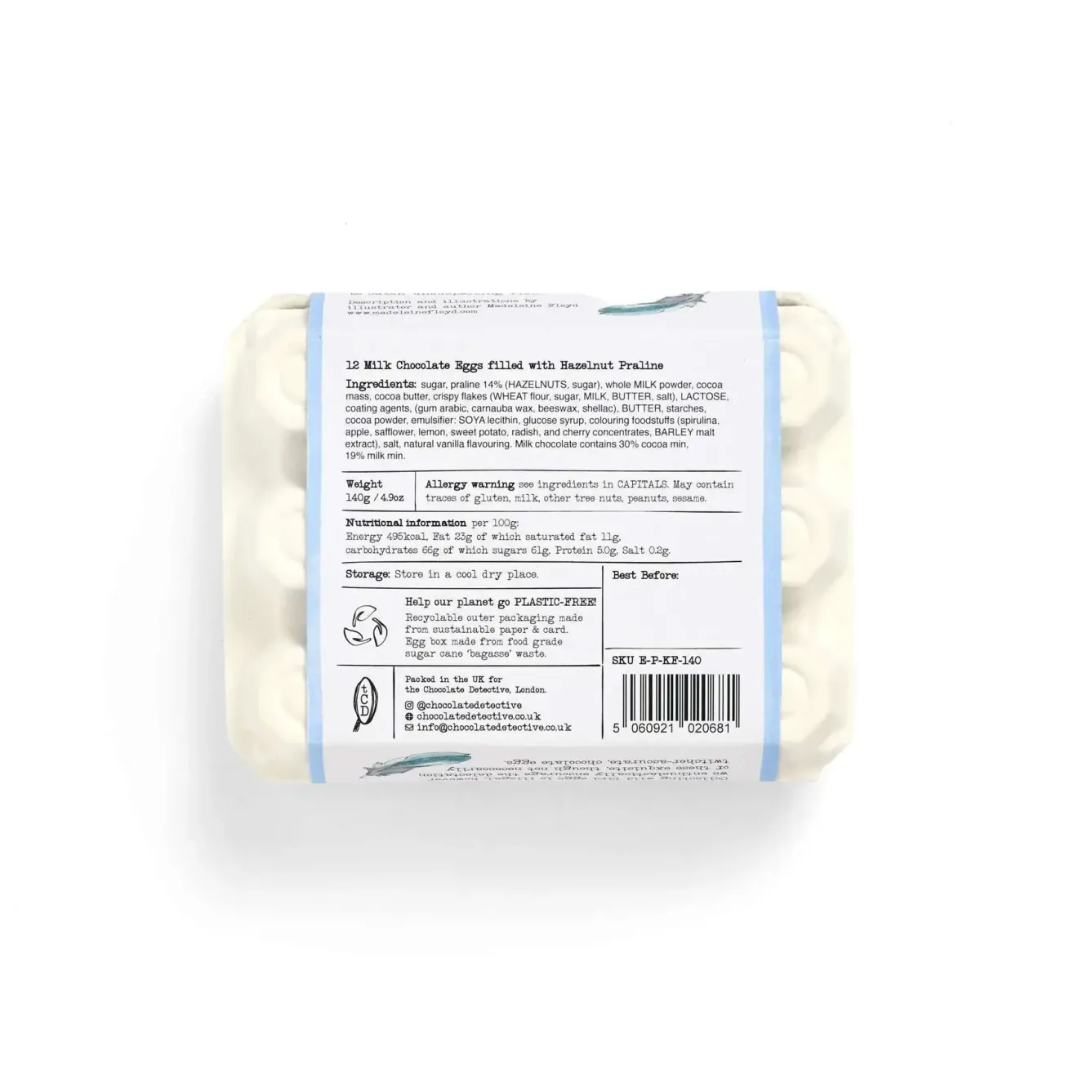 The Chocolate Detective Easter|Chocolate-12 Kingfisher Eggs by