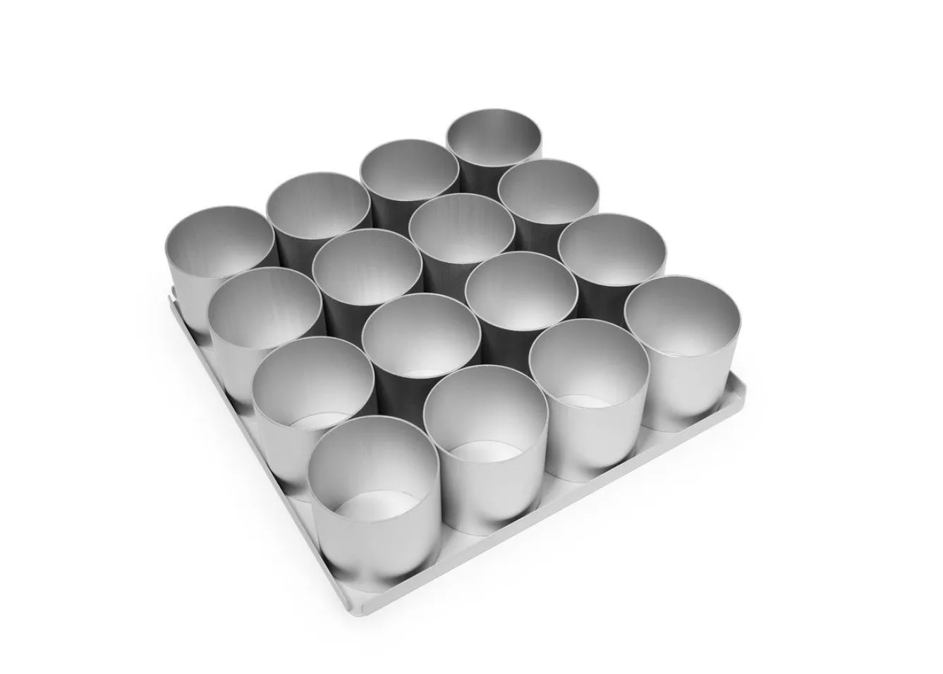 Silverwood Bakeware-16 Piece 2 inch Round Multi Mini Cake Tin Set