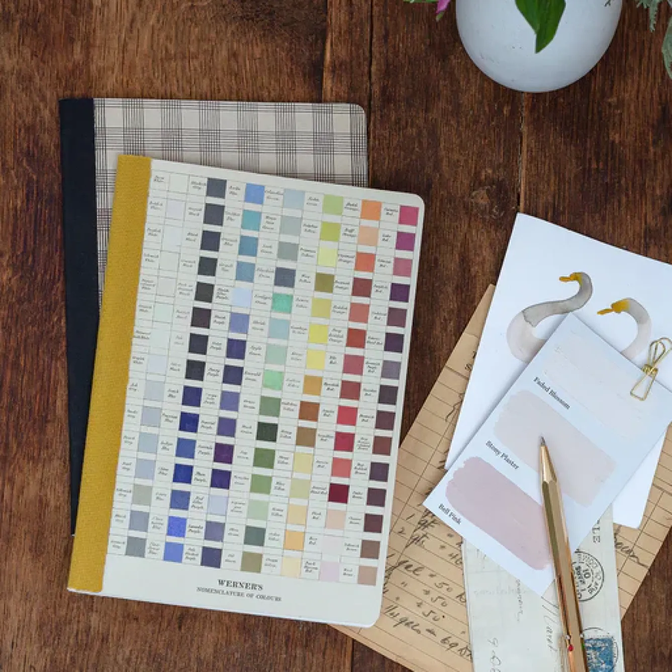 Roomytown Stationery-A5 Single Notebook - Werner's Nomenclature of Colours