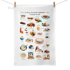 Yeti Tea|Tea Towels-A Very Scottish Alphabet Food & Drink Tea Towel