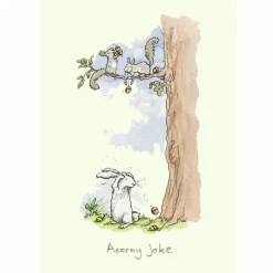 Two Bad Mice Greeting Cards-Acorny Joke Greetings Card