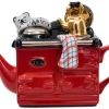 Ceramic Inspirations Tea|Teapots-Aga One Cup Teapot - Red