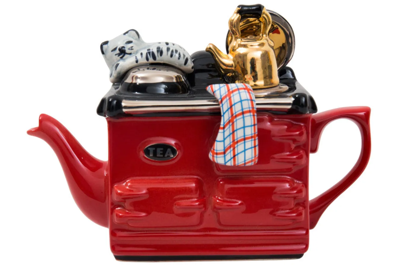 Ceramic Inspirations Tea|Teapots-Aga One Cup Teapot - Red