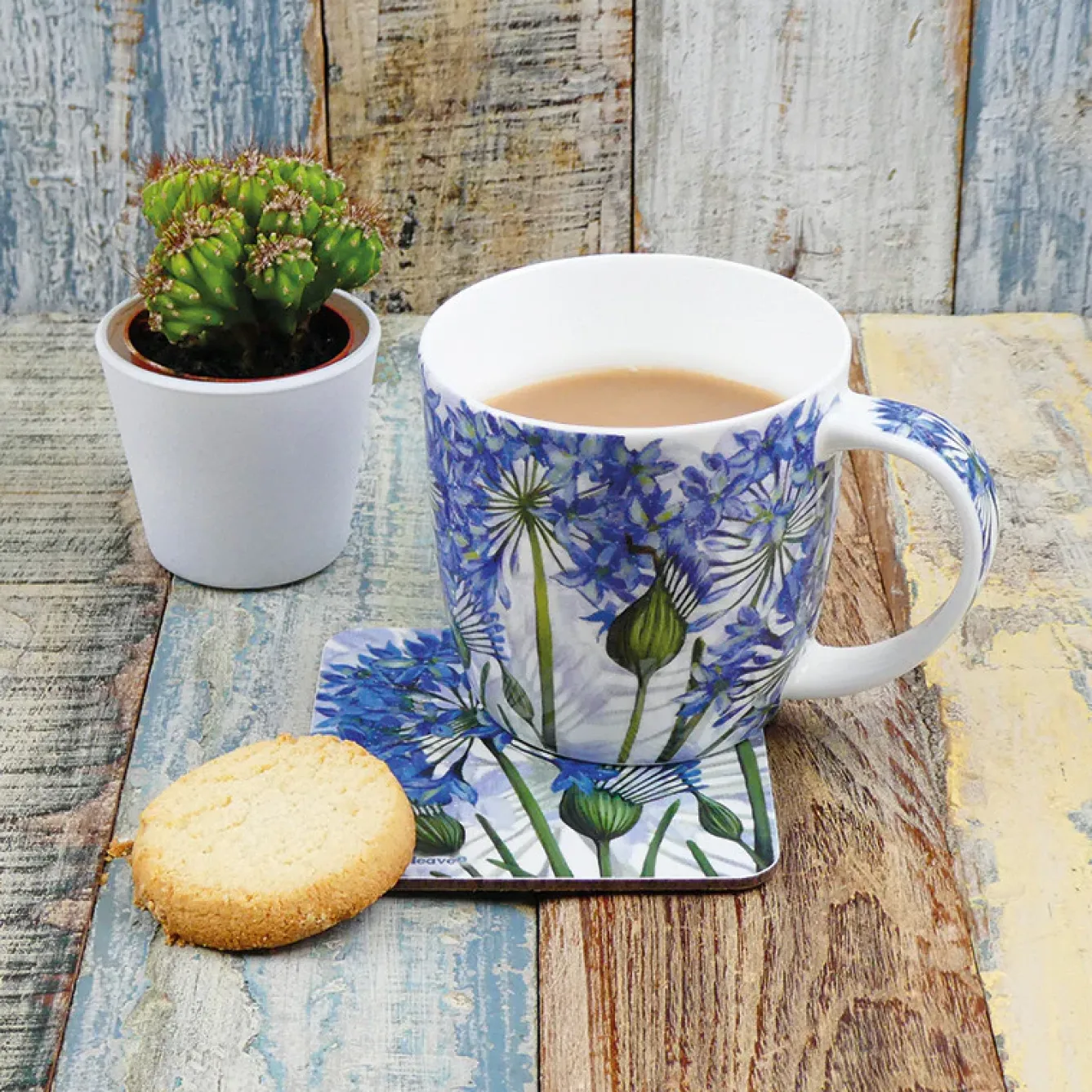Emma Ball Tea|Flowers & Garden-Agapanthus Bone China Mug (Boxed)