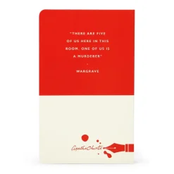 Half Moon Bay Stationery-Agatha Christie "And Then There Were None" Pocket Notebook
