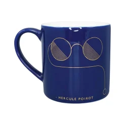 Half Moon Bay Whimsical-Agatha Christie "Little Grey Cells" Ceramic Mug