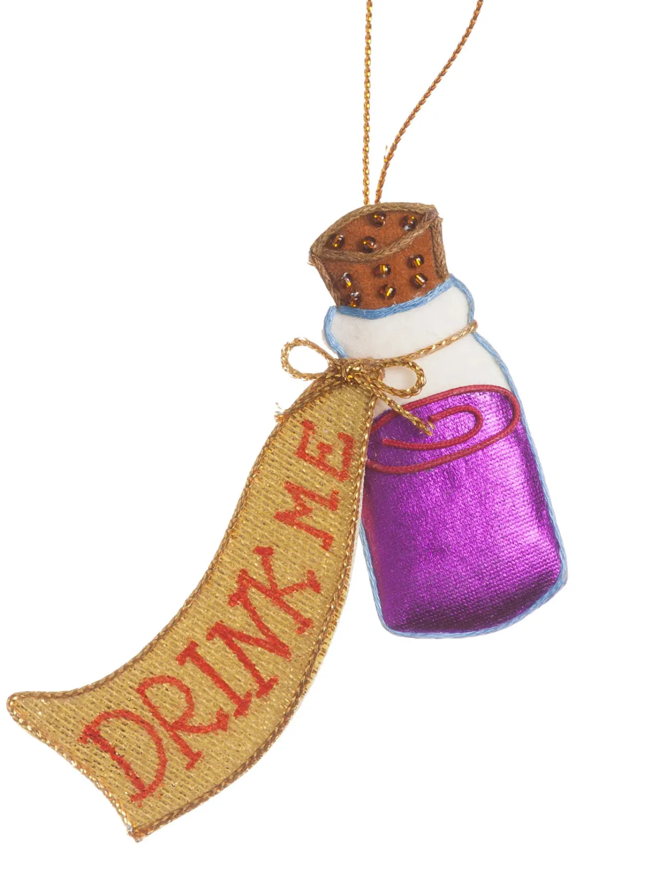 St. Nicolas Christmas Decorations|Seasonal Decor-Alice in Wonderland Potion Bottle Decoration