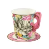 Talking Tables Picnic|Tea-Alice in Wonderland Teacups & Saucer Set - 12 pack