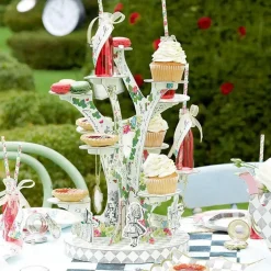 Talking Tables Serving Plates & Boards-Alice in Wonderland Tree Shaped Cake Stand