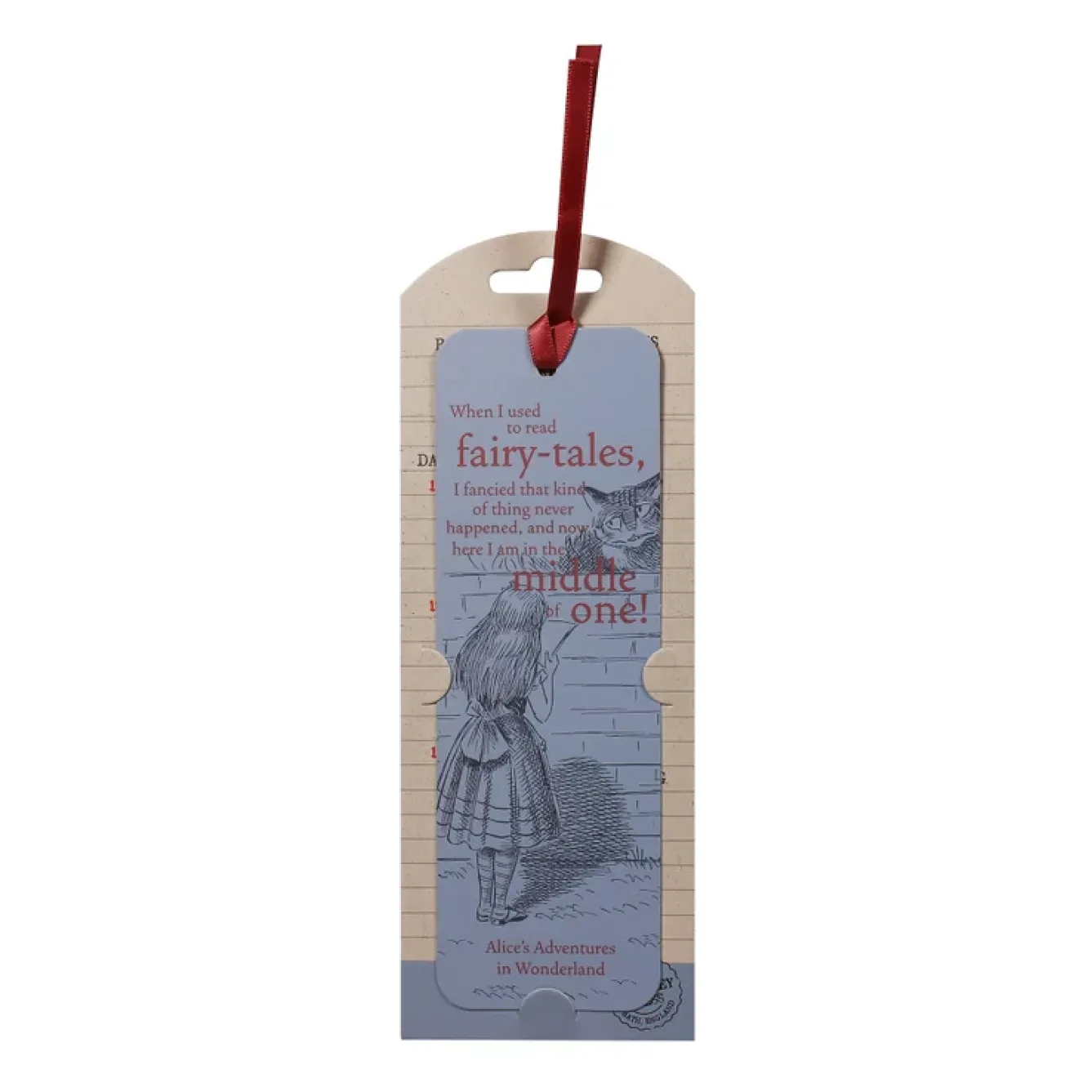 Half Moon Bay Stationery-Alice's Adventures in Wonderland Bookmark