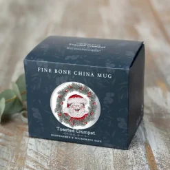 Toasted Crumpet Christmas-All Things Jolly (Santa) Fine Bone China Mug in a Gift Box