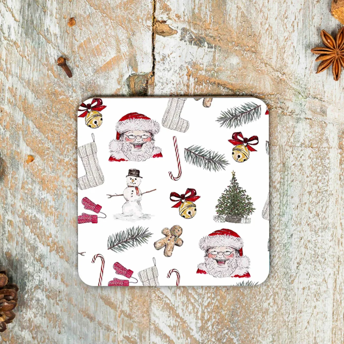 Toasted Crumpet Christmas|Coasters-All Things Jolly Single Coaster