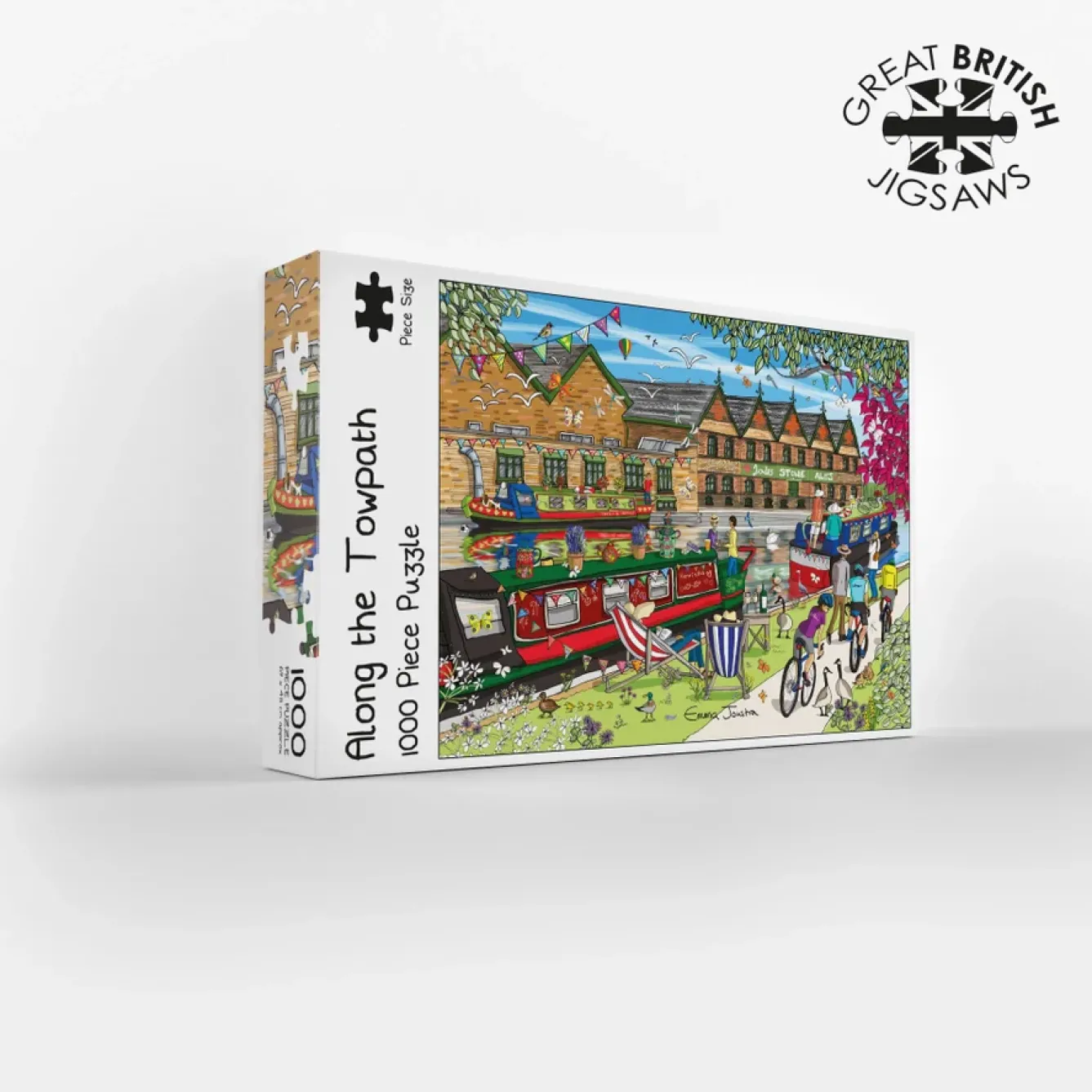 GB Jigsaws Ltd Puzzles-Along the Towpath 1000 Piece Jigsaw Puzzle