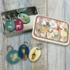 Emma Ball Crafts-Alpaca and Friends Set of 6 Stitch Markers in a Pocket Tin