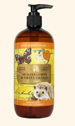 English Soap Company Soaps & Lotions-Anniversary Sicilian Lemon & Sweet Orange Hand and Body Wash