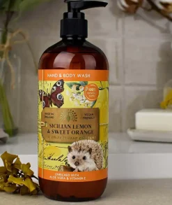 English Soap Company Soaps & Lotions-Anniversary Sicilian Lemon & Sweet Orange Hand and Body Wash