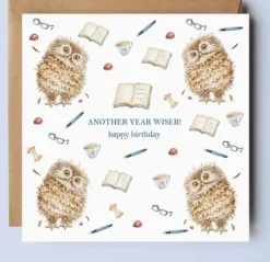 West Country Designs Greeting Cards-Another Year Wiser Birthday Card