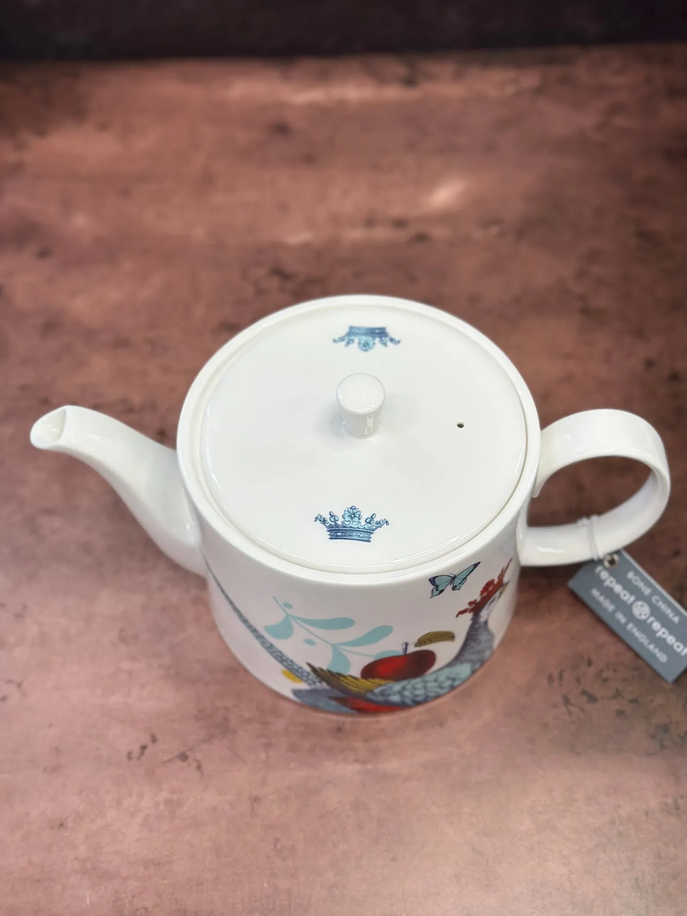 Repeat Repeat Tea|Teapots-Arcadia Pheasant Teapot