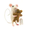 Sew Heart Felt Children-Baby Felt Mouse Carrying Bear