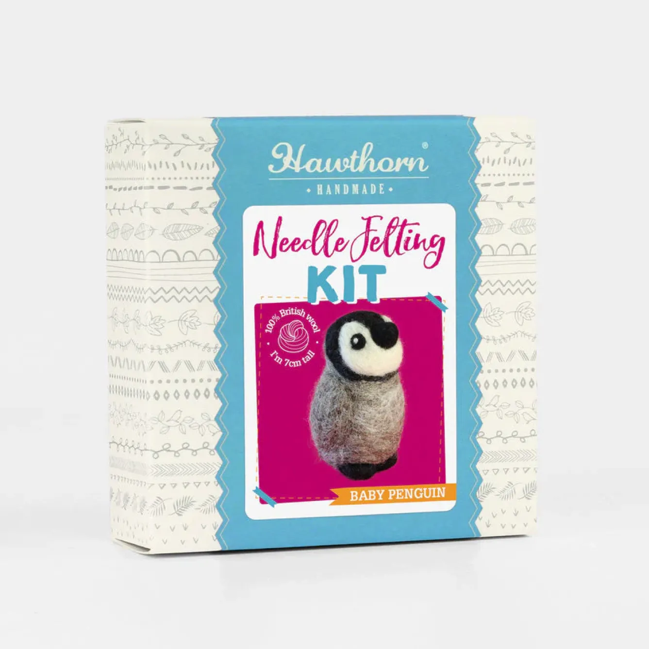 Hawthorn Handmade Crafts-Baby Penguin Mini Felting Kit