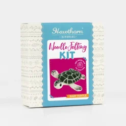 Hawthorn Handmade Crafts-Baby Sea Turtle Mini Felting Kit