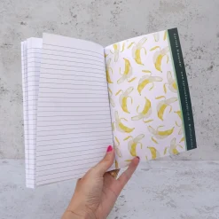 Corinne Alexander Stationery-Banana Notebook by