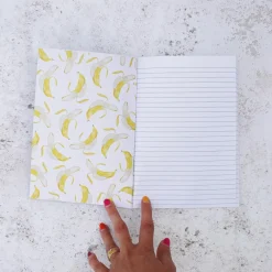 Corinne Alexander Stationery-Banana Notebook by