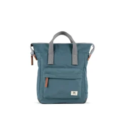 Ori London Bags-Bantry Airforce Blue Recycled Nylon Backpack - Small