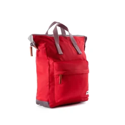 Ori London Bags-Bantry B Cranberry Recycled Nylon Backpack - Medium