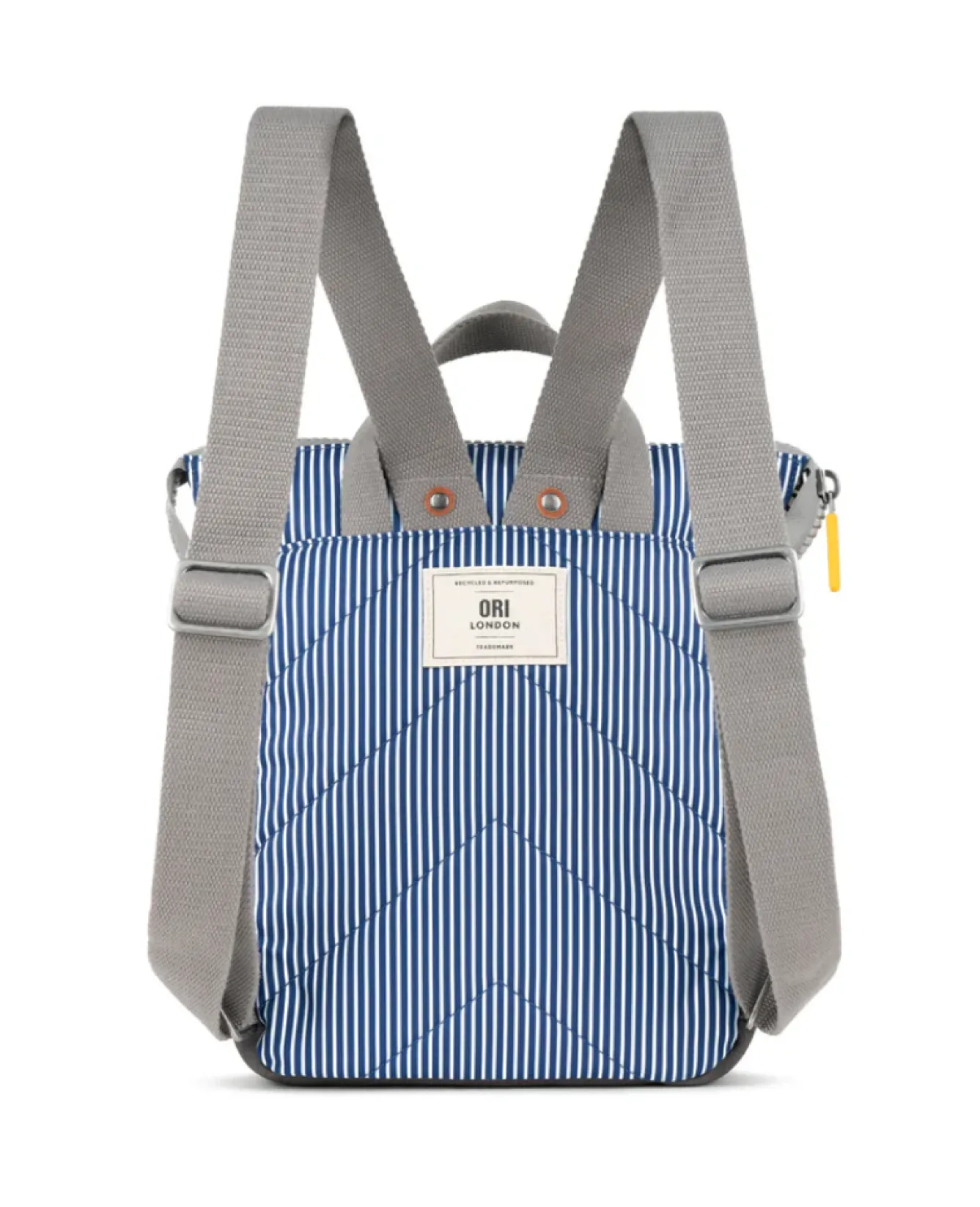 Ori London Bags-Bantry B Hickory Stripe Small Recycled Canvas