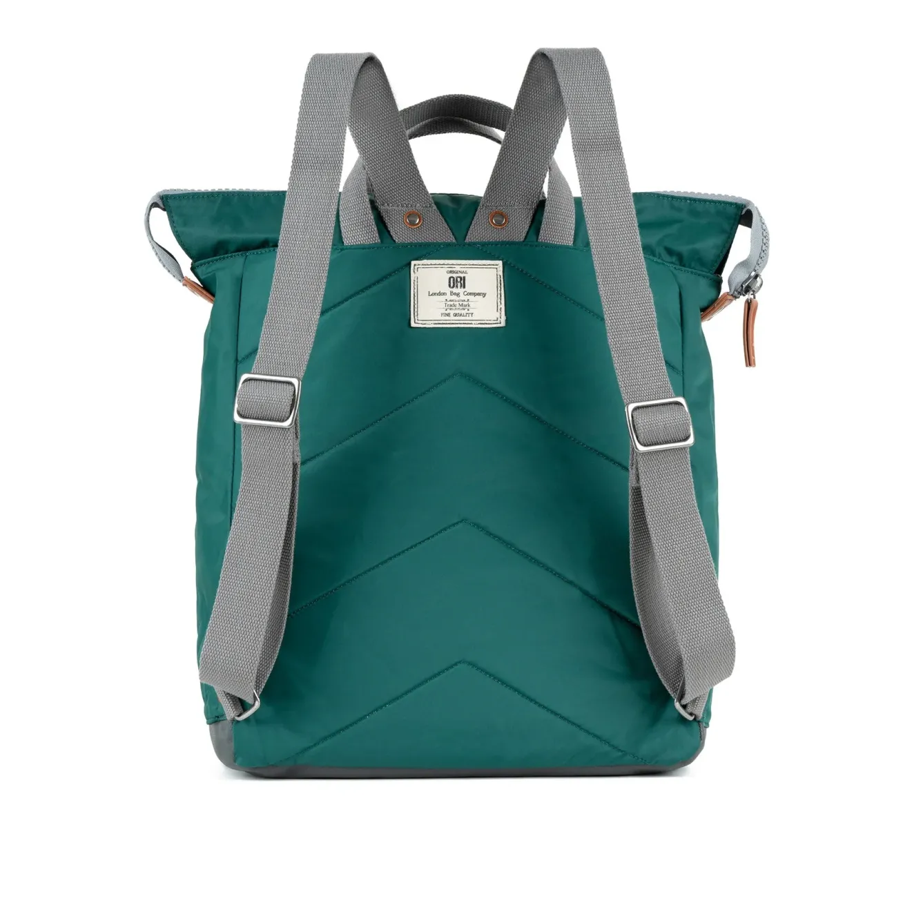 Ori London Bags-Bantry B Teal Recycled Nylon Backpack - Large