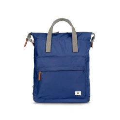 Ori London Bags-Bantry Burnt Blue Recycled Nylon Backpack - Medium