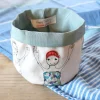 Poppy Treffry Storage-Bathers Embroidered Art Pot