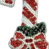 Tinker Tailor Christmas Decorations|Seasonal Decor-Beaded Candy Cane Decoration by London