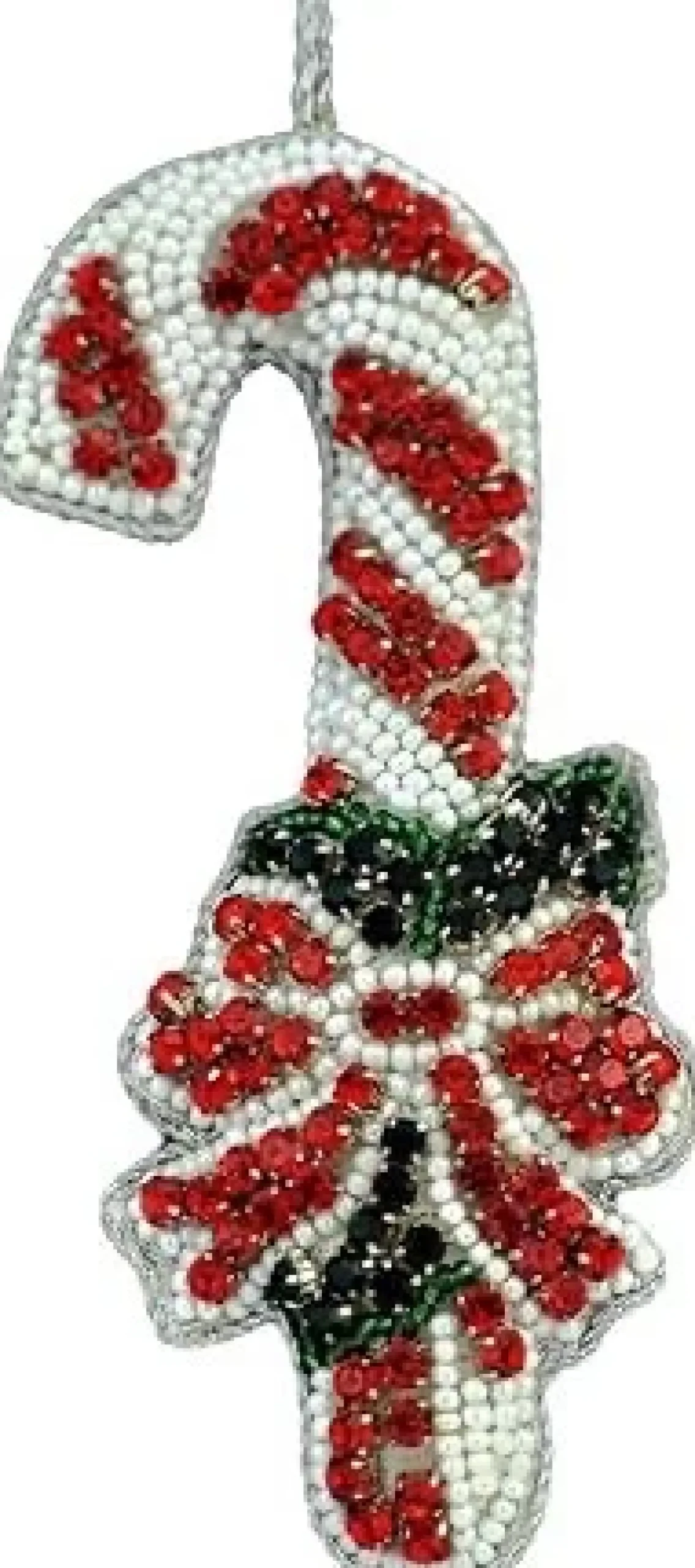 Tinker Tailor Christmas Decorations|Seasonal Decor-Beaded Candy Cane Decoration by London