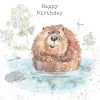 Paper Shed Design Greeting Cards-Beaver - "Happy Birthday" Greetings Card
