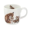 Wrendale Designs Flowers & Garden|Animals-'Bedtime Kisses' Foxes Bone China Mug