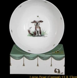 Two Bad Mice Bowls & Dishes-Bee Happy Large Bone China Bowl