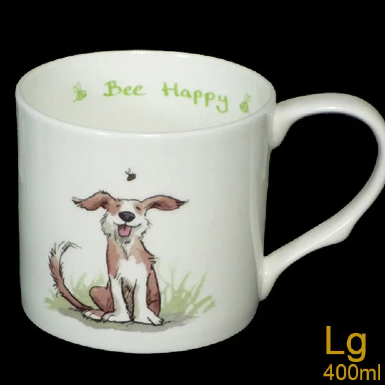 Two Bad Mice Tea|Whimsical-Bee Happy Large Mug