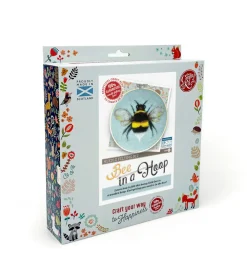 The Crafty Kit Co. Crafts|Children-Bee in a Hoop Needle Felting Kit