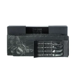 Selbrae Serving Plates & Boards-Bee Mini Cheese Board and Knife Set of 4