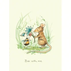 Two Bad Mice Greeting Cards-Bee With Me Greetings Card