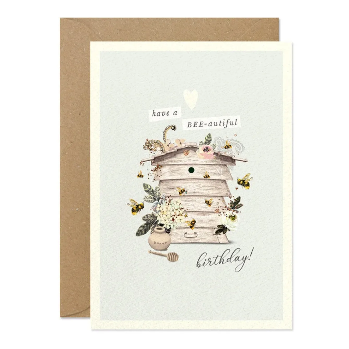 Stephanie Davies Greeting Cards-Bee-autiful Birthday Greeting Card
