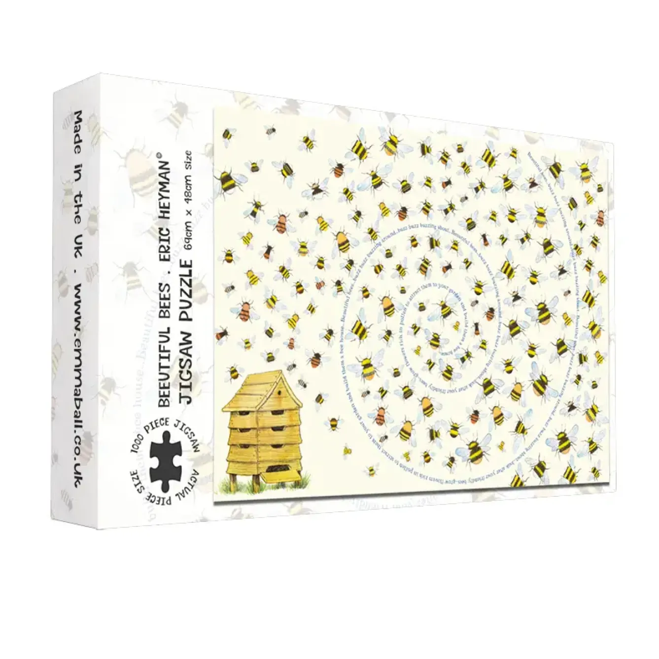 Emma Ball Puzzles-Bees 1000 Piece Jigsaw Puzzle