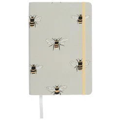 Sophie Allport Stationery-Bees A5 Fabric Notebook