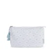 Sophie Allport Bags-Bees & Leaves Quilted Cotton Make up Bag